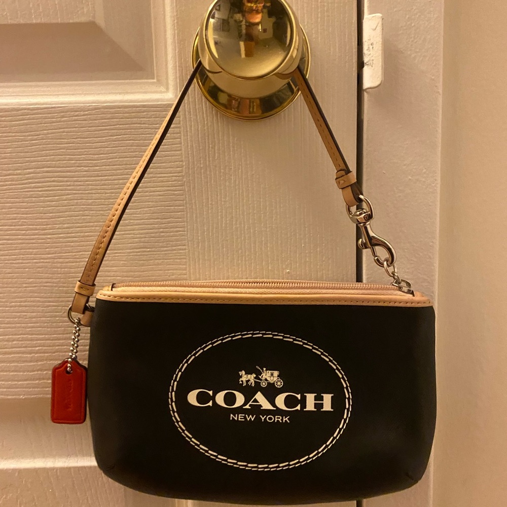 Coach Horse and Carriage Wristlet NWOT